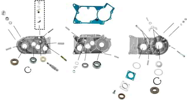 Motor Gehäuse - SR50 SR80