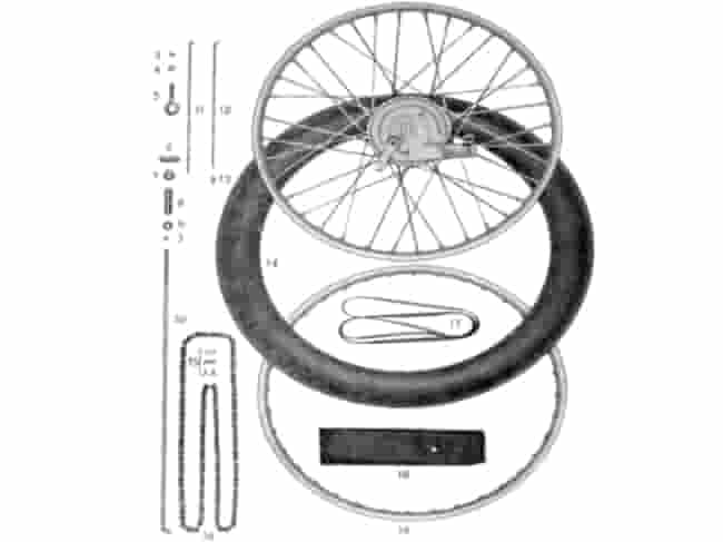 Räder Kette Bremsstange - SR2