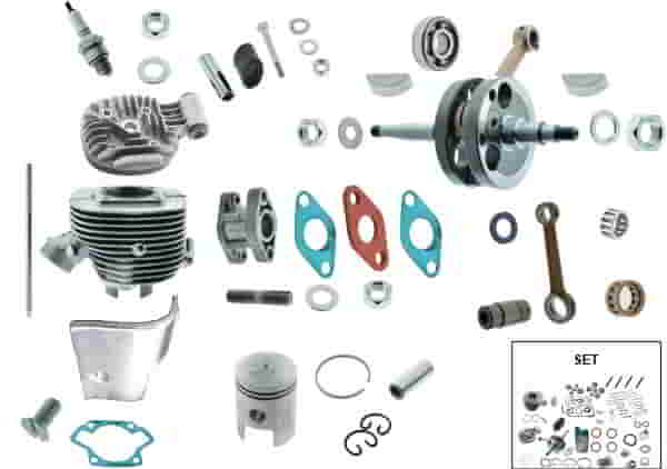 Zylinder Kolben Kurbelwelle - Sperber SR4-3