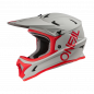Preview: Crosshelm O`NEAL Sonus SOLID V.25 grau rot