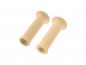 Preview: Lenkergriffe beige - creme passend für MZ Simson IWL mit Bund