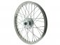 Preview: Speichenrad EDELSTAHL S50 S51 KR51/2 1,6x16 Zoll Scheibenbremse Nabe ALU