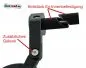 Preview: Paar Rückspiegel unten oder stehend, Lenkerende, für S50 S51, CNC Metall SCHWARZ