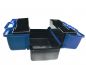 Preview: Werkstattkoffer Mehrzweckkasten blau/schwarz DDR-Style - KLEIN