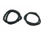 Preview: Nabenputzring Set Radnabe Vorderrad Hinterrad schwarz 760mm