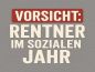 Preview: T-​Shirt Vorsicht Rentner im sozialen Jahr grau