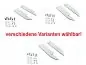 Preview: Trittbretter Schwalbe Weiß Lange Ausführung passend für Simson KR51/1 KR51/2