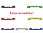 Preview: CNC Kennzeichenhalter Aluminium eloxiert SIMSON S50 S51 S70 verschiedene Farben