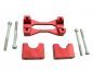 Preview: PZ-Tuning CNC Racing Lenkerklemme ROT mit Teilegutachten für Simson S50 S51