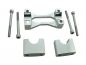 Preview: PZ-​Tuning CNC Racing Lenkerklemme ALU NATUR mit Teilegutachten für Simson S50 S51