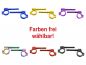 Preview: CNC Blinkerhalter Paar VORN Innengewinde M8 für Simson S50 S51 versch. Farben