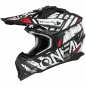 Preview: Crosshelm O`NEAL 2SRS GLITCH schwarz weiß
