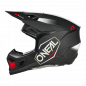 Preview: Crosshelm O`NEAL 3SRS HEXX schwarz weiß rot