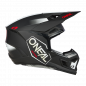 Preview: Crosshelm O`NEAL 3SRS HEXX schwarz weiß rot