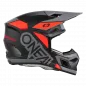 Preview: Crosshelm O`NEAL 3SRS VISION V.24 schwarz rot grau