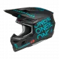 Preview: Crosshelm O`NEAL 3SRS STATIC V.25 schwarz teal