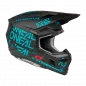 Preview: Crosshelm O`NEAL 3SRS STATIC V.25 schwarz teal