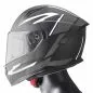 Preview: Integralhelm Velox Graphic gms matt schwarz-grau Preview: Integralhelm Velox Graphic gms matt schwarz-grau