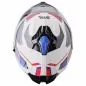 Preview: Integralhelm Gelero gms weiss-rot-blau