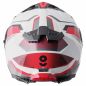 Preview: Integralhelm Gelero gms weiss-rot-grau