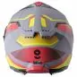 Preview: Integralhelm Gelero gms matt grau-gelb-rot