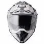 Preview: Endurohelm Adventus Camo gms weiss-grau matt