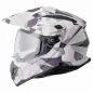 Preview: Endurohelm Adventus Camo gms weiss-grau matt