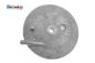 Preview: Bremsschild hinten NATUR Bremszug innen mit Bohrung für Bremslicht KR51/1 Vogelserie
