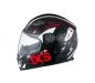 Preview: Kinderhelm IXS HX 135 Funky schwarz-rot-weiss