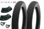 Preview: Reifensatz Riesa 2x 3,00-18 Reinforced, Klassik3, für MZ ES125 ES150
