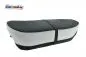 Preview: Sitzbank SCHWARZ-WEISS Jawa CZ 125 - 350 Panelka gerade Preview: Sitzbank SCHWARZ-WEISS Jawa CZ 125 - 350 Panelka gerade
