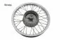Preview: Speichenrad TS 125 150 hinten Alu - Edelstahl komplett