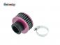 Preview: Sportluftfilter himbeerfarben 28-34mm, flach