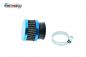 Preview: Sportluftfilter hellblau 40-42mm, flach, Restposten