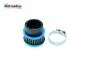 Preview: Sportluftfilter hellblau 40-42mm, flach, Restposten