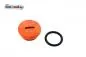 Preview: Verschlussschraube ALU ORANGE mit Beschriftung für Motor Simson S51 SR50 KR51/2 inkl. O-Ring