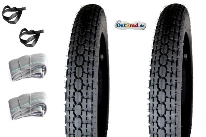 Reifensatz 2x 4,00-19 Mitas Reinf. für Ural Dnepr BMW-Oldtimer