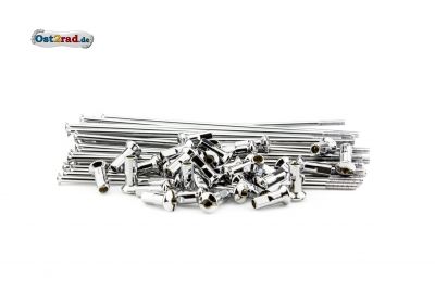 Jeu de rayons Kleeblatt inox M4 148mm MZ ES ETS TS ETZ