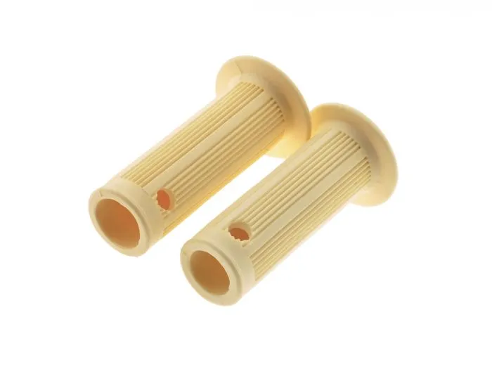 Griffgummi Paar BEIGE Mofa SL1 KR51/1 Star kurz, 1.Ausführung Fußschaltung