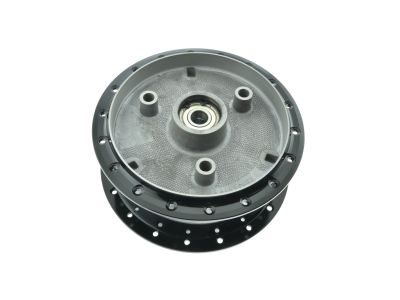 Tuning-Radnabe SCHWARZ lackiert Simson S50 S51 Vogelserie - Stege abgedreht