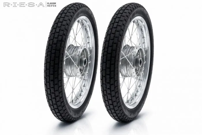 2x Komplettrad für Simson Alu-Edelstahl 150km/h S50 S51 KR51 Vogelserie, Straße - VERSTÄRKT