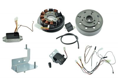 Zündung Vape Version 3, 12V Set für Simson SR50 Roller, M-G-V Magnete vergossen