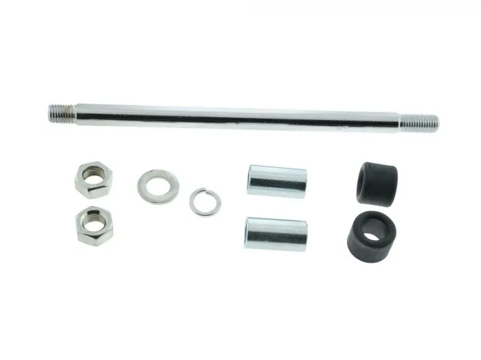 SET Schwingenbolzen für SIMSON S50 S51 S53, GUMMI-Buchsen