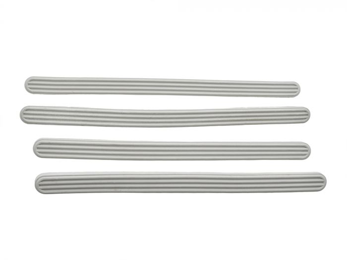 Satz 4 Stück Trittbrettgummis GRAU Jawa Pionier Typ 05 555 20 21