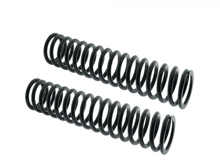 Dt. PAAR Federn für Federbein, MZ ETZ, TS, Simson, schwarz Hochglanz