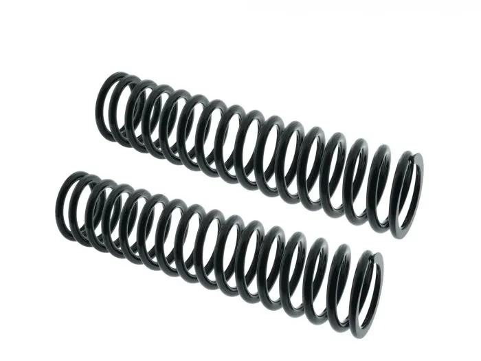 Dt. PAAR Federn für Federbein, MZ ETZ, TS, Simson, schwarz Hochglanz