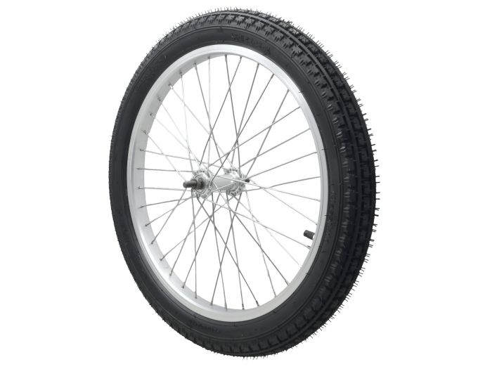 Komplettrad Silber Moped Anhänger für Simson MIT Reifen, S50, S51