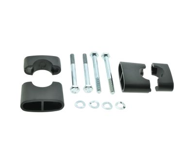 Lenkerklemmschalen SCHWARZ Satz für SIMSON S51 S50