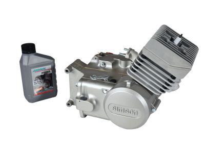 Motor 60ccm 4-Gang Gehäuse lackiert NPC für S51 KR51/2 SR50 ohne Zündung, Vergaser