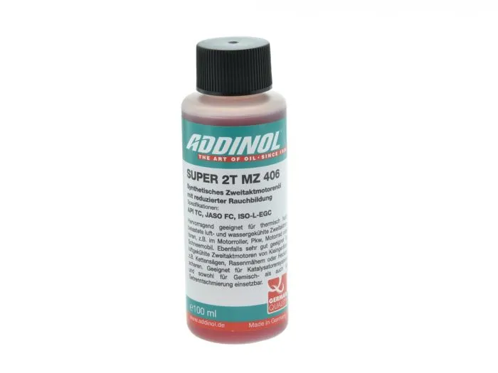Reiseflasche Mischöl Synthetisch 100ml für Simson, MZ, Jawa